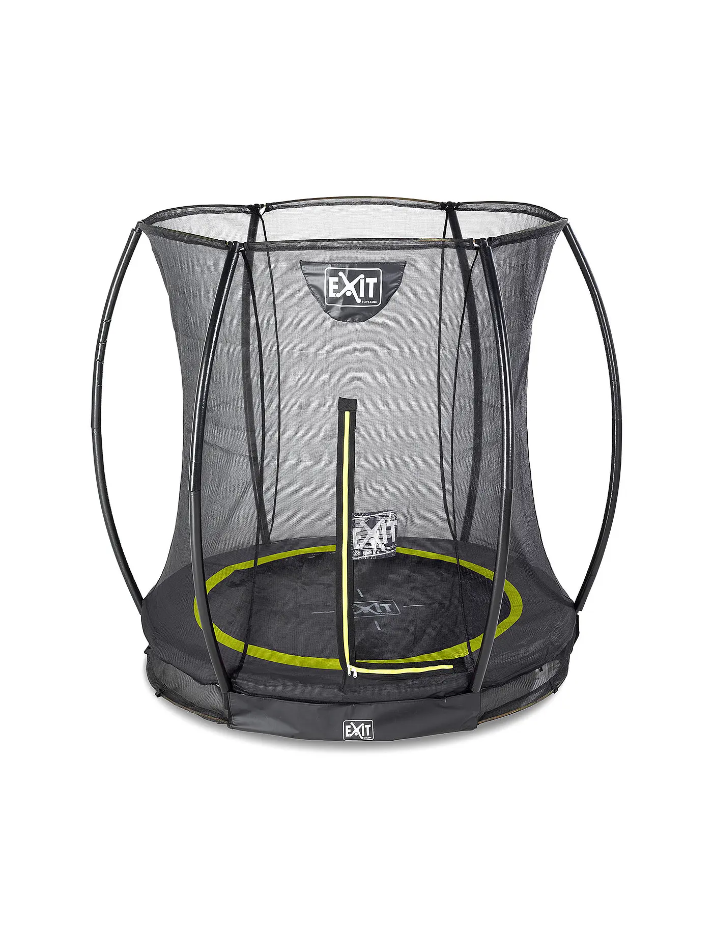 EXIT TOYS | Silhouette Bodentrampolin 183cm mit Sicherheitsnetz | 